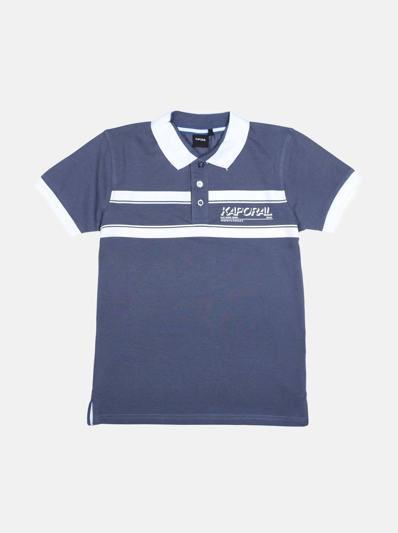Polo Manches Courtes Bleu