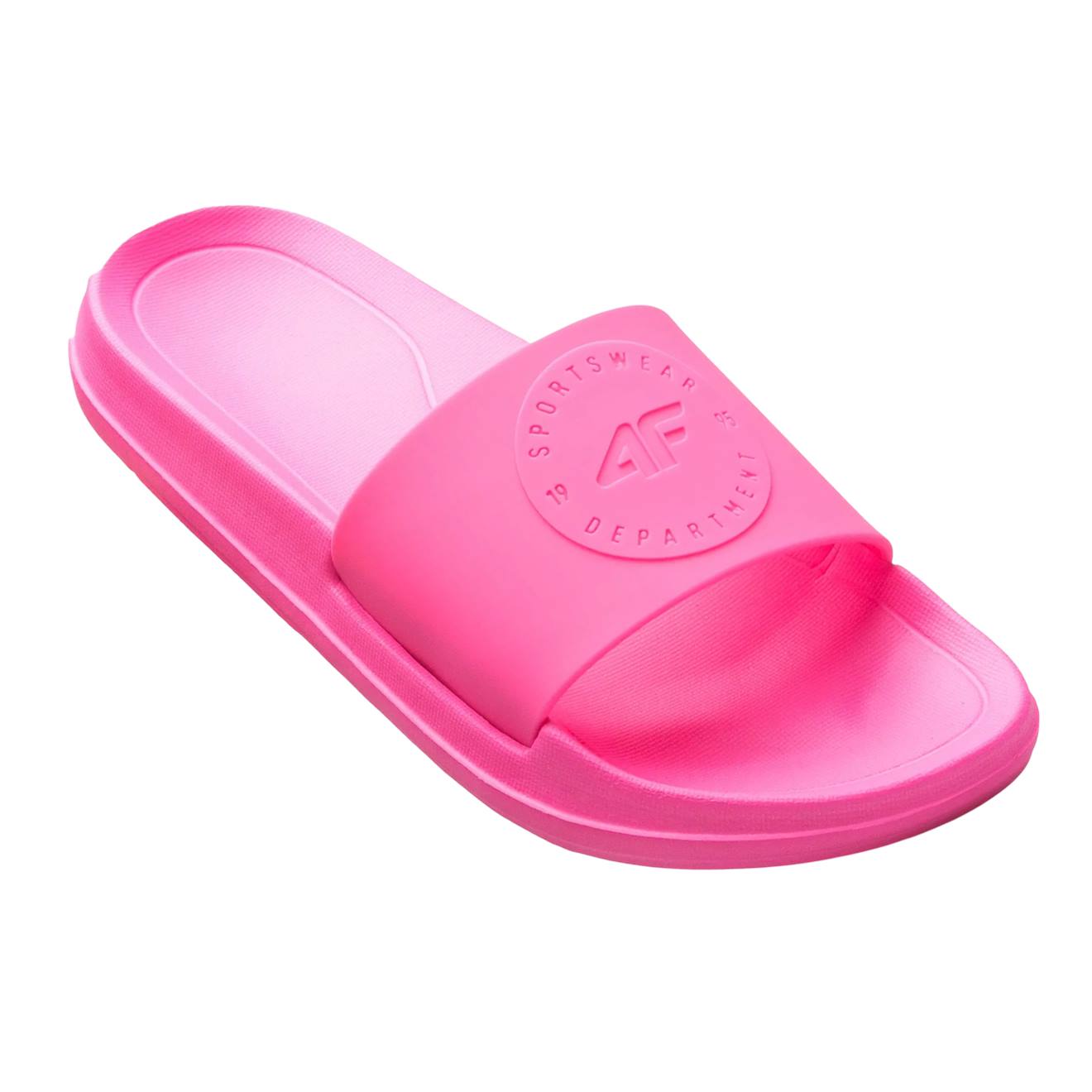 Claquettes Synthétique Rose Vif