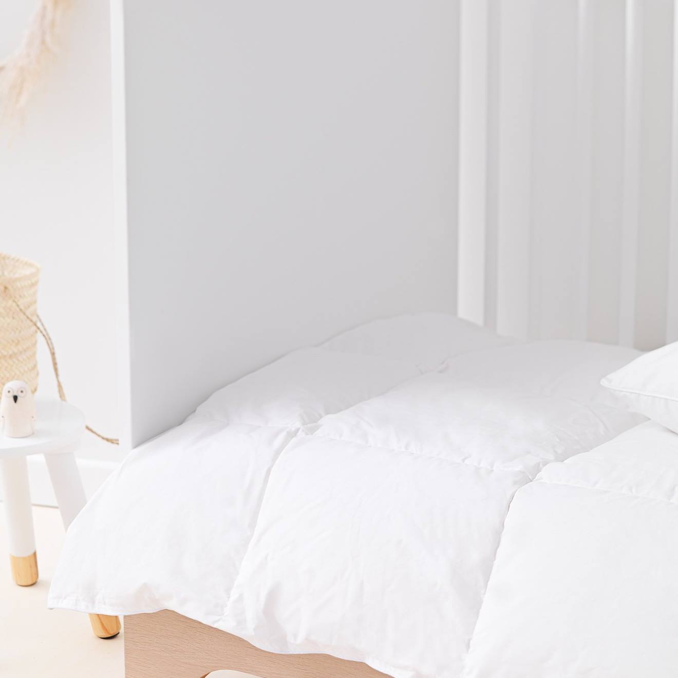 Couette Bébé Lanaï En Duvet Et Plumes Blanc