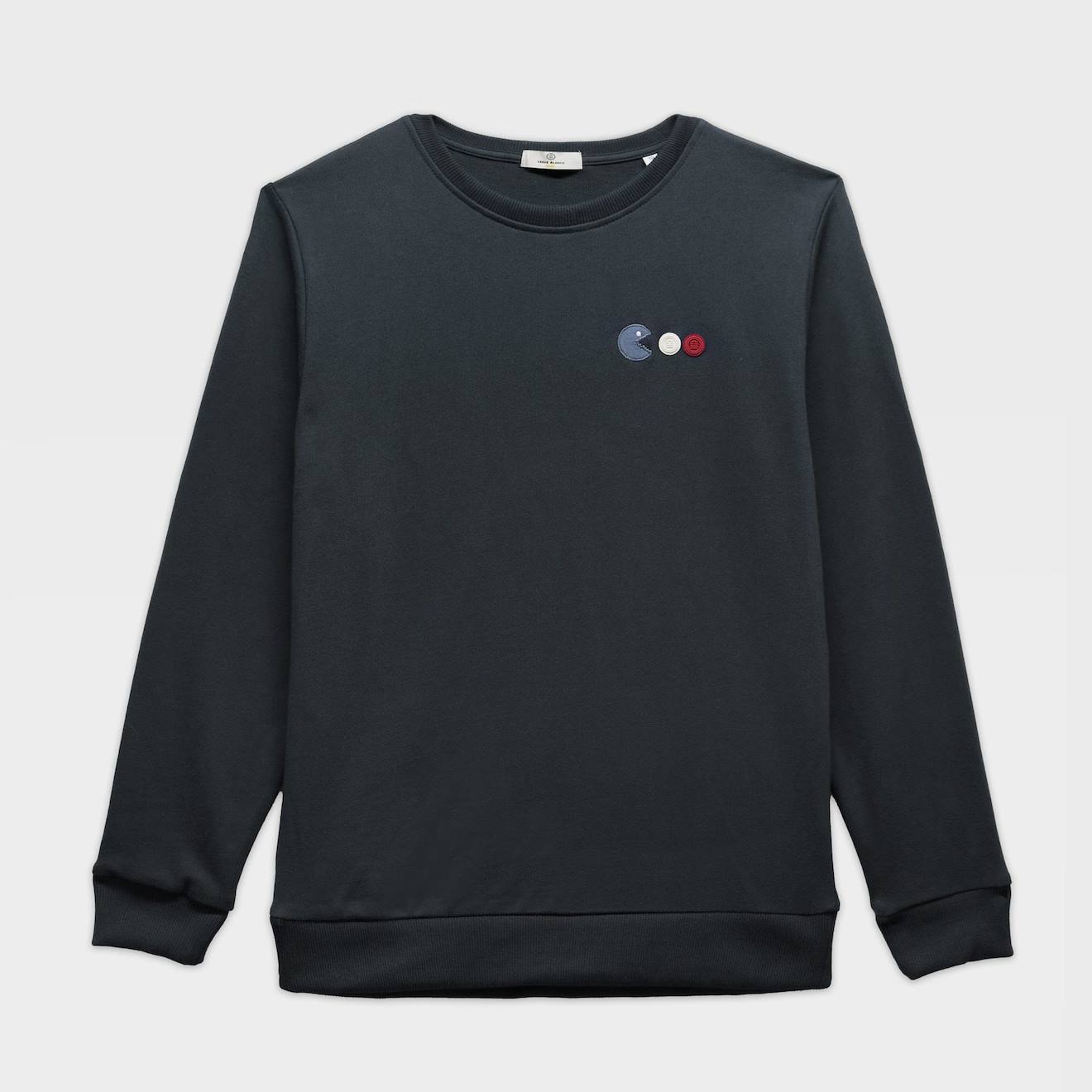 Sweat Sven Junior Broderie Arcade Bleu Foncé