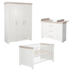 Chambre et rangement-Chambre bébé évolutive complète - style moderne avec soft-close lucy