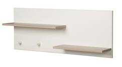 Chambre et rangement-Étagère murale 2 tablettes et 2 patères felicia