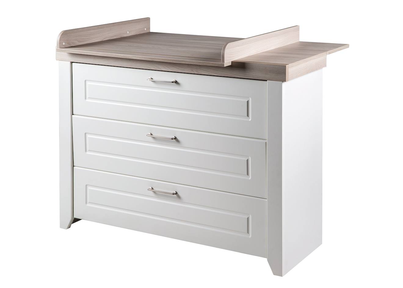 Commode À Langer Évolutive Avec Extension À Langer Amovible Felicia 3 Tiroirs