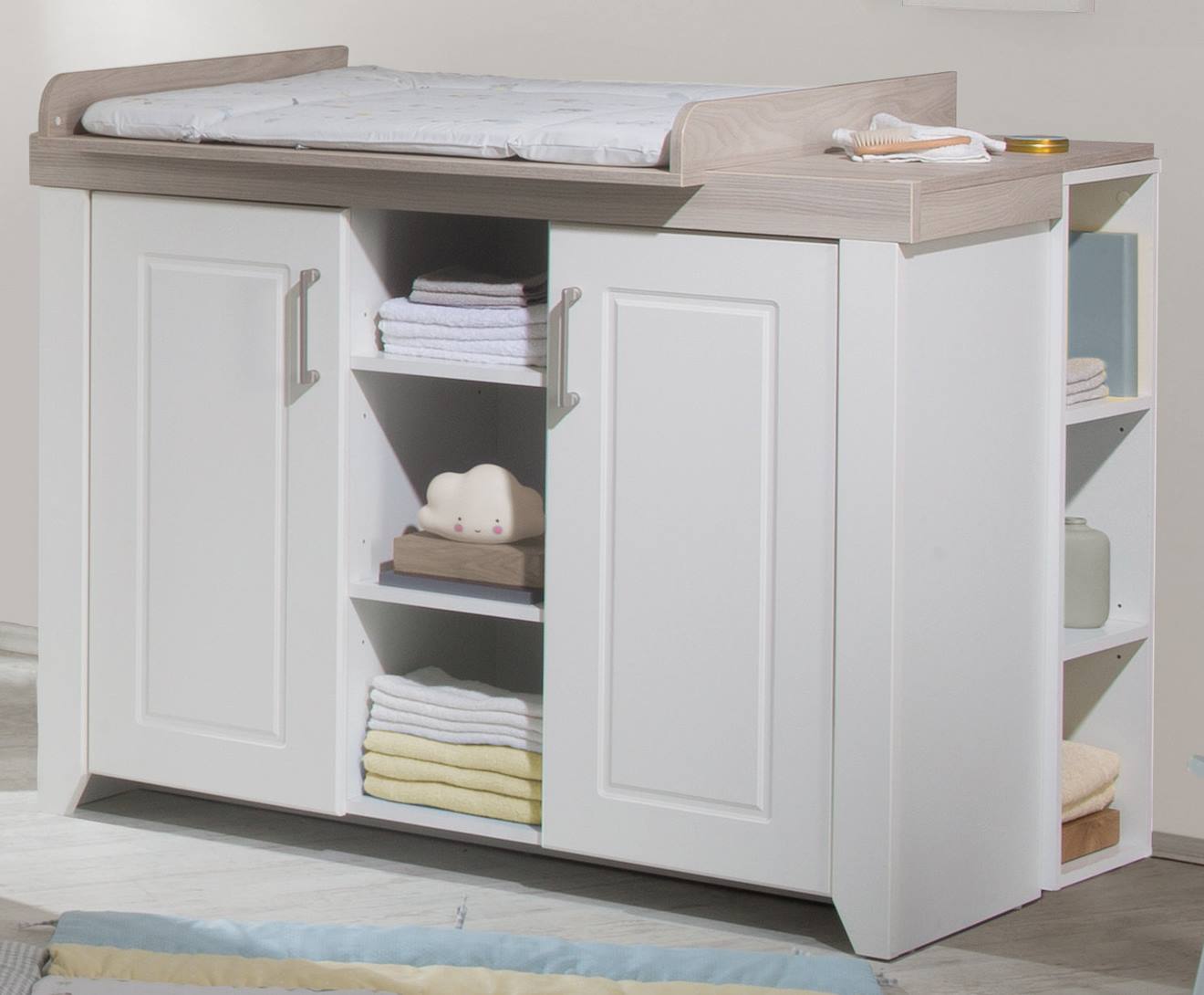 Commode À Langer Évolutive Avec Extension À Langer Amovible Felicia 2 Portes (Roba) - Image 1