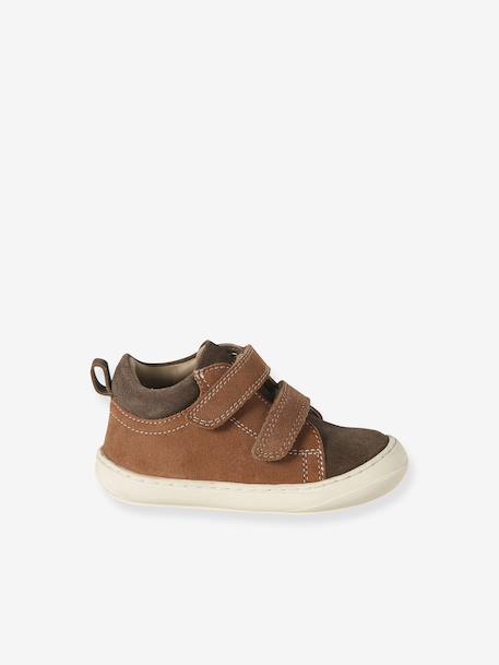 Chaussures premiers pas bébé velcro beige+bleu+bleu électrique+bleu jean+chocolat+lot beige+lot marron+lot vert+marron+ocre+vert+vert sauge 41 - vertbaudet enfant 