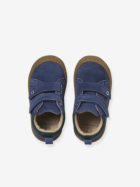 Chaussures premiers pas bébé velcro beige+bleu+bleu électrique+bleu jean+chocolat+lot beige+lot marron+lot vert+marron+ocre+vert+vert sauge 10 - vertbaudet enfant 