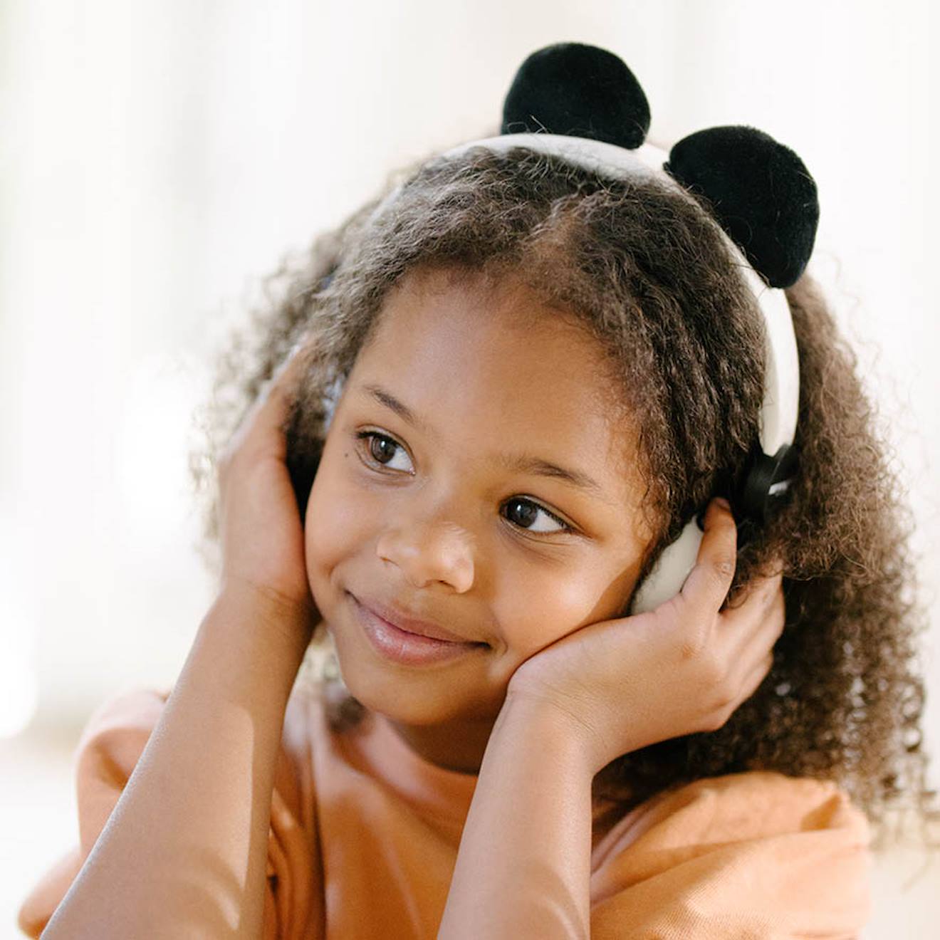 Kidyears Casque Audio Enfant Panda Noir (Kidywolf) - Image 1