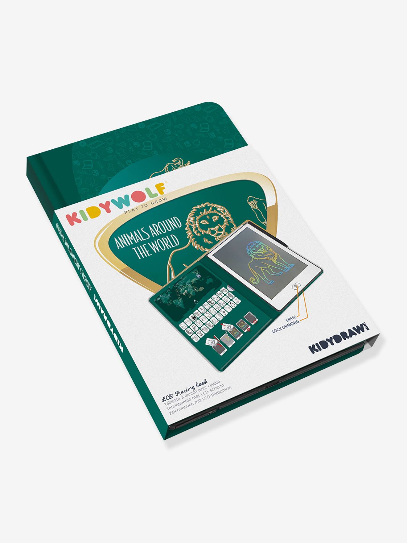 Tablette À Dessin Kidydraw Mini Kidywolf Vert Sauge
