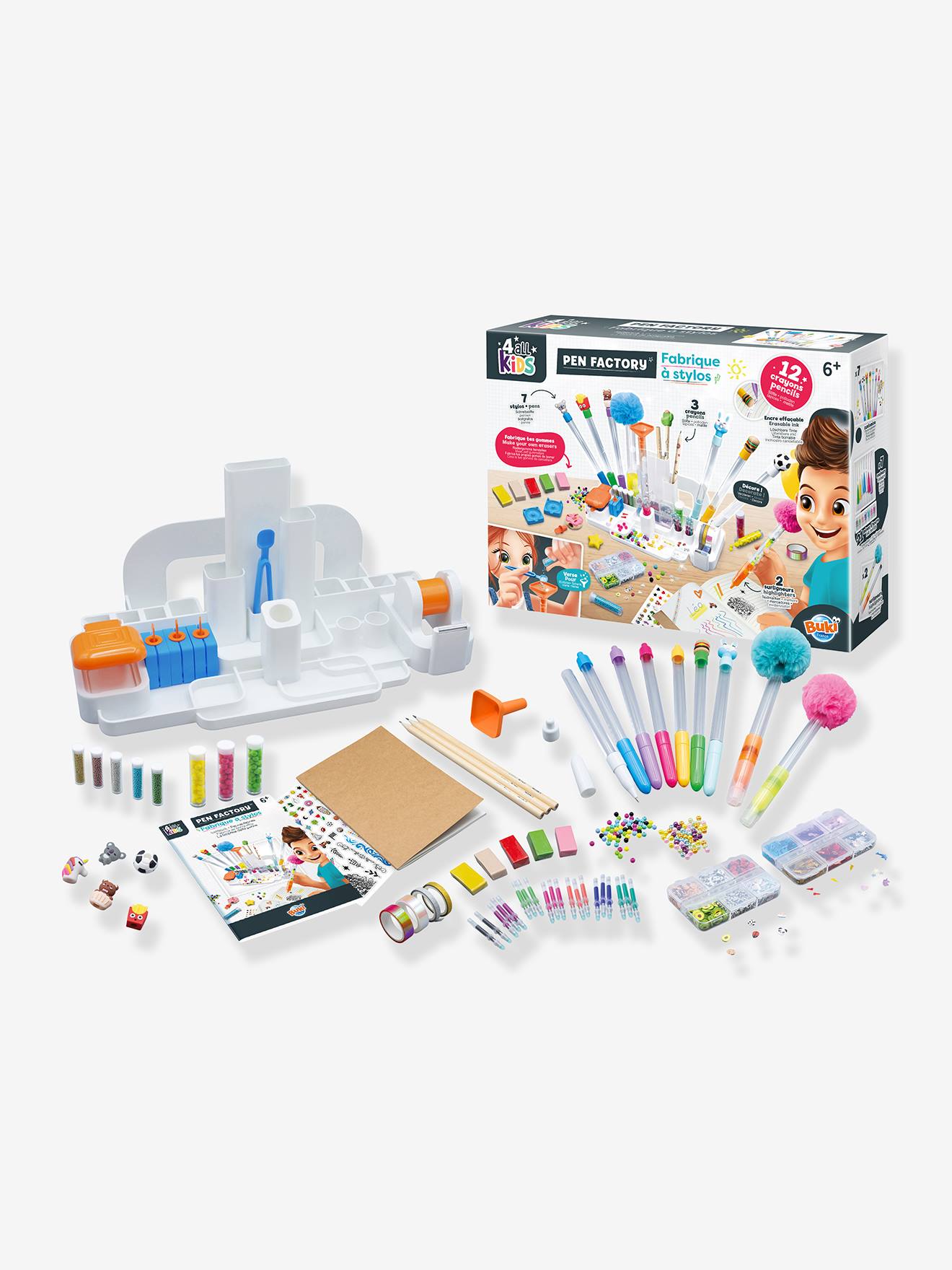 Fabrique à stylos blanc