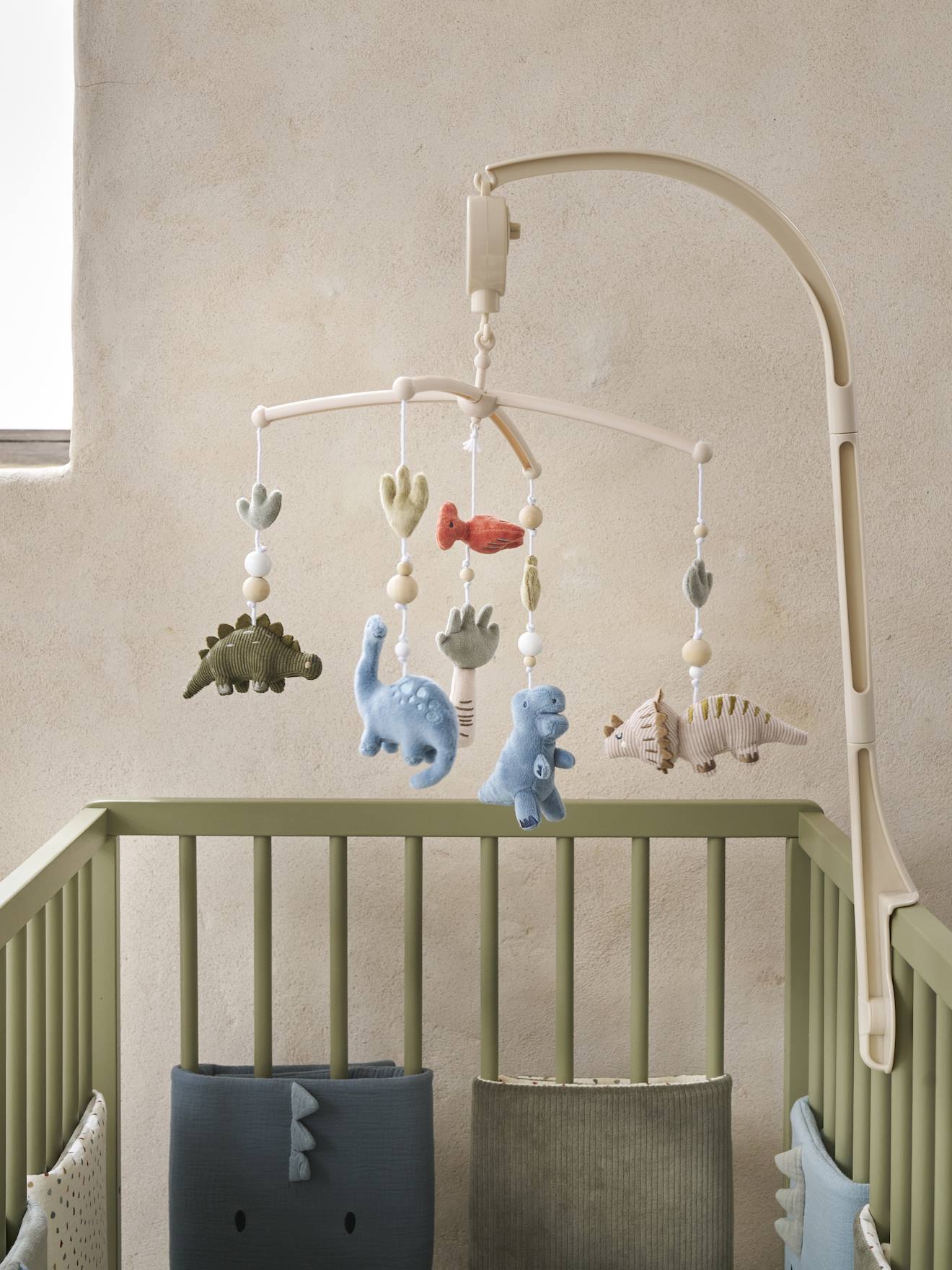Mobile musical dinosaure MINISAURUS beige