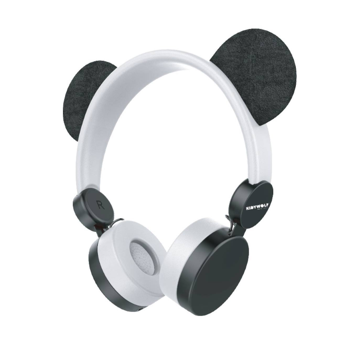Kidyears Casque Audio Enfant Panda Noir (Kidywolf) - Couverture
