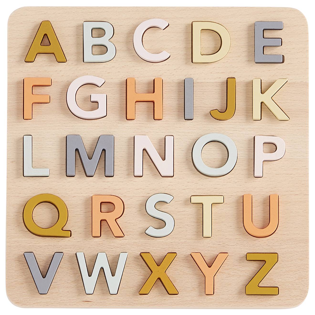 Puzzle Alphabet Beige