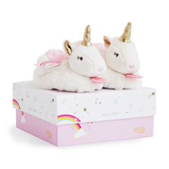 Jouet-Premier âge-Peluches-Chaussons lucie la licorne 0-6 mois
