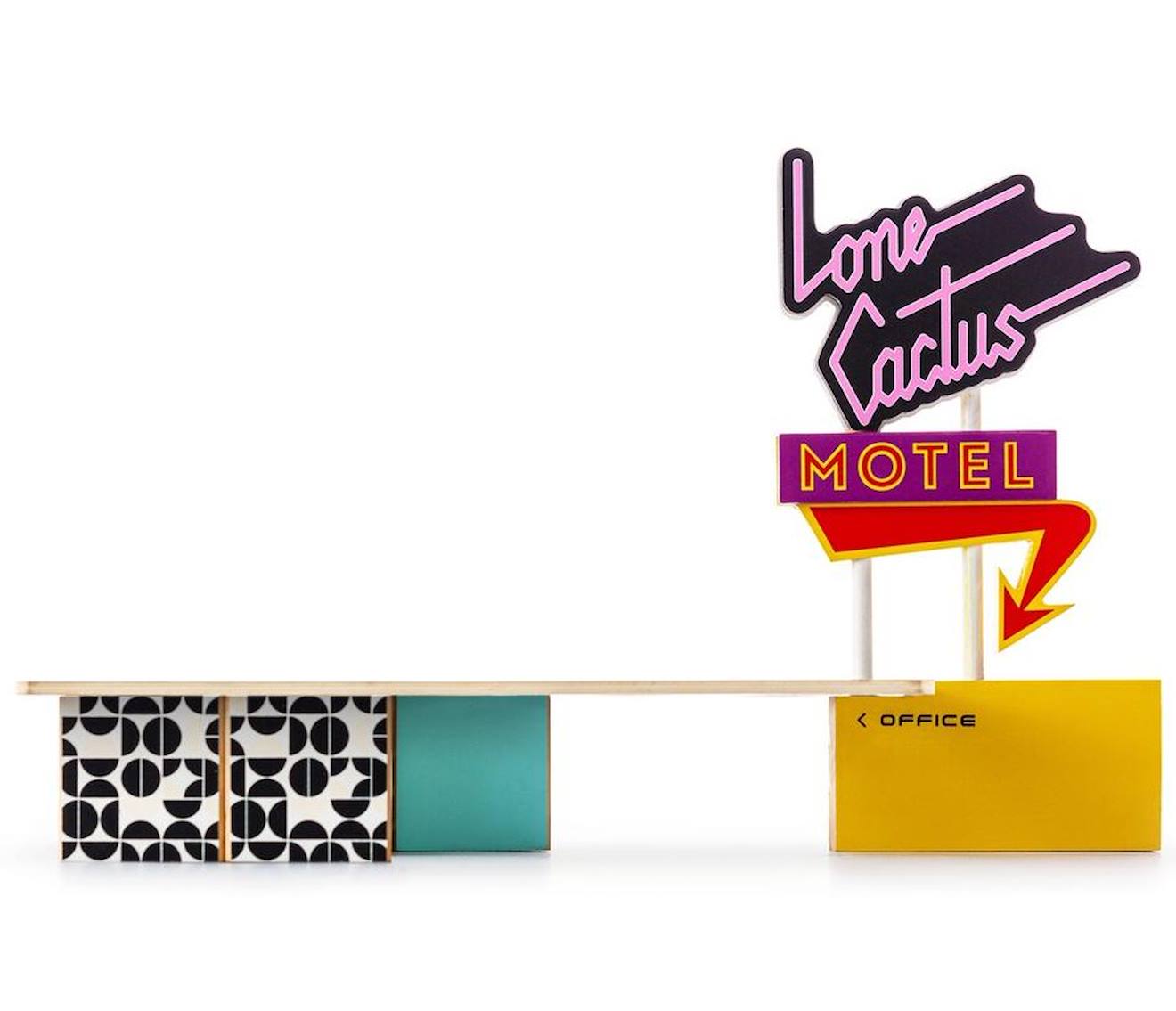 Lone Cactus Motel 2 Bleu