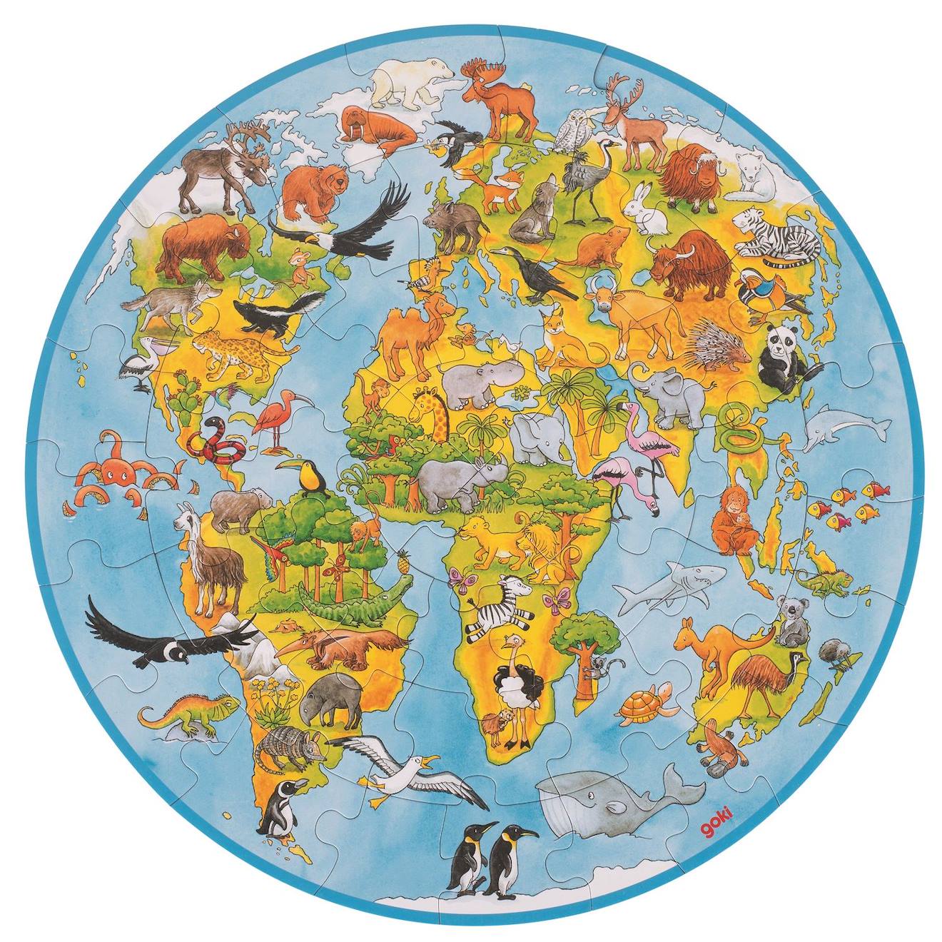 Puzzle Xxl Le Monde Bleu