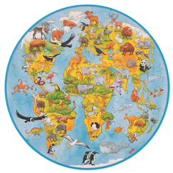 Jouet-Jeux éducatifs-Puzzles-Puzzle xxl le monde