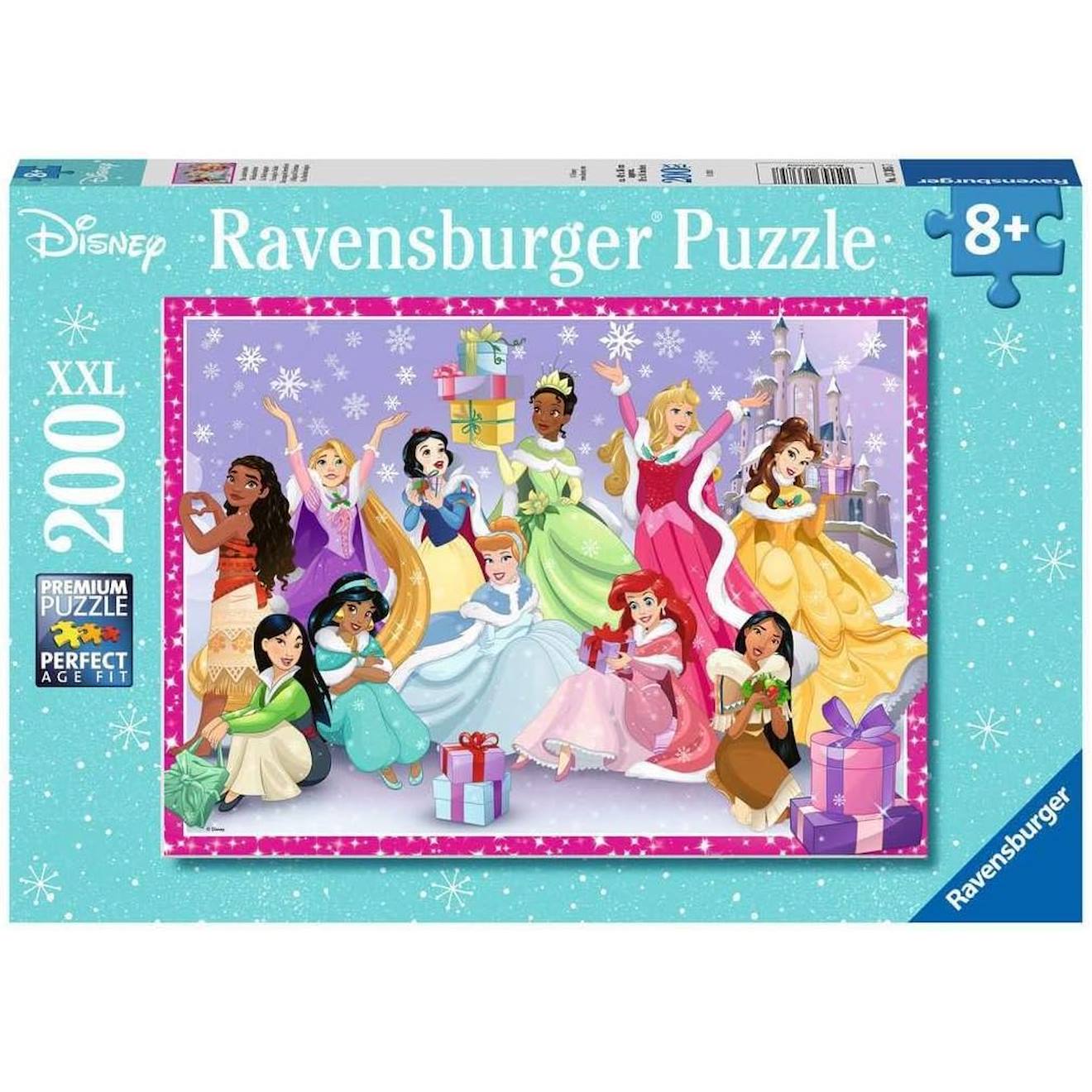 Puzzle Un Noël Magique Disney 200 Pcs Xxl Bleu