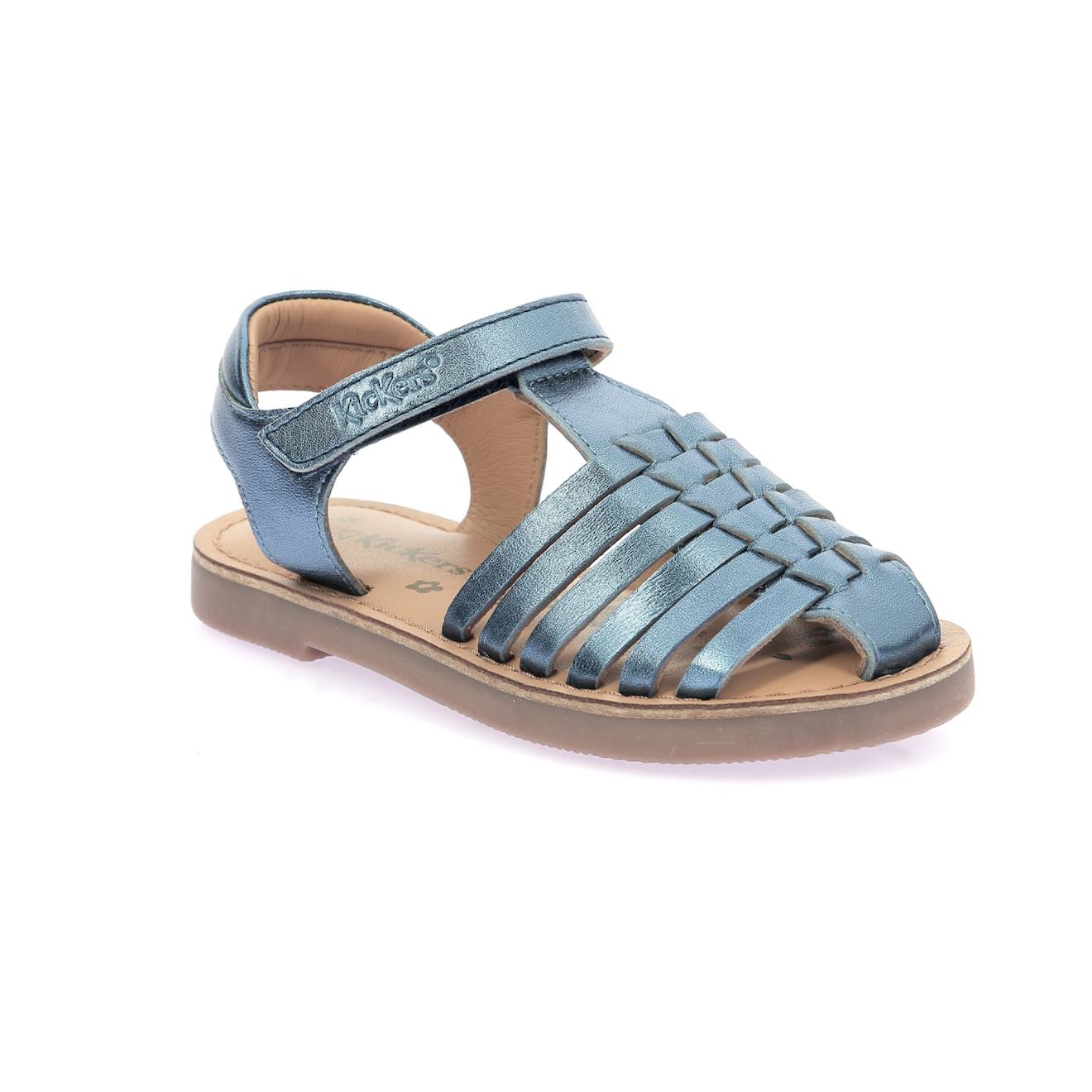 Sandales Enfant Kick Preklo Bleu Marine Irise