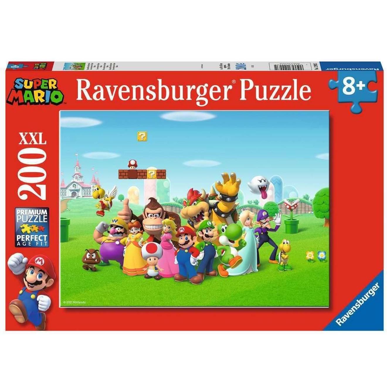 Puzzle Aventures De Super Mario 200 Pcs Xxl Rouge