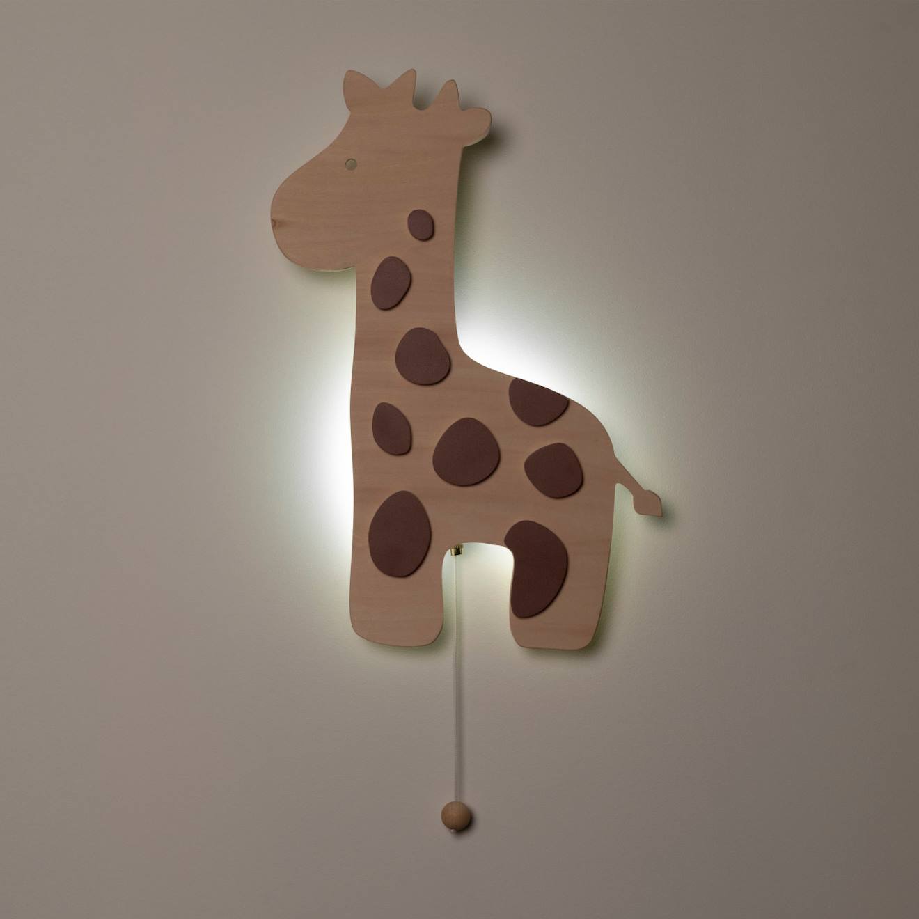 Applique Murale En Bois Wonder Girafe Marron (Baby's Only) - Image 1
