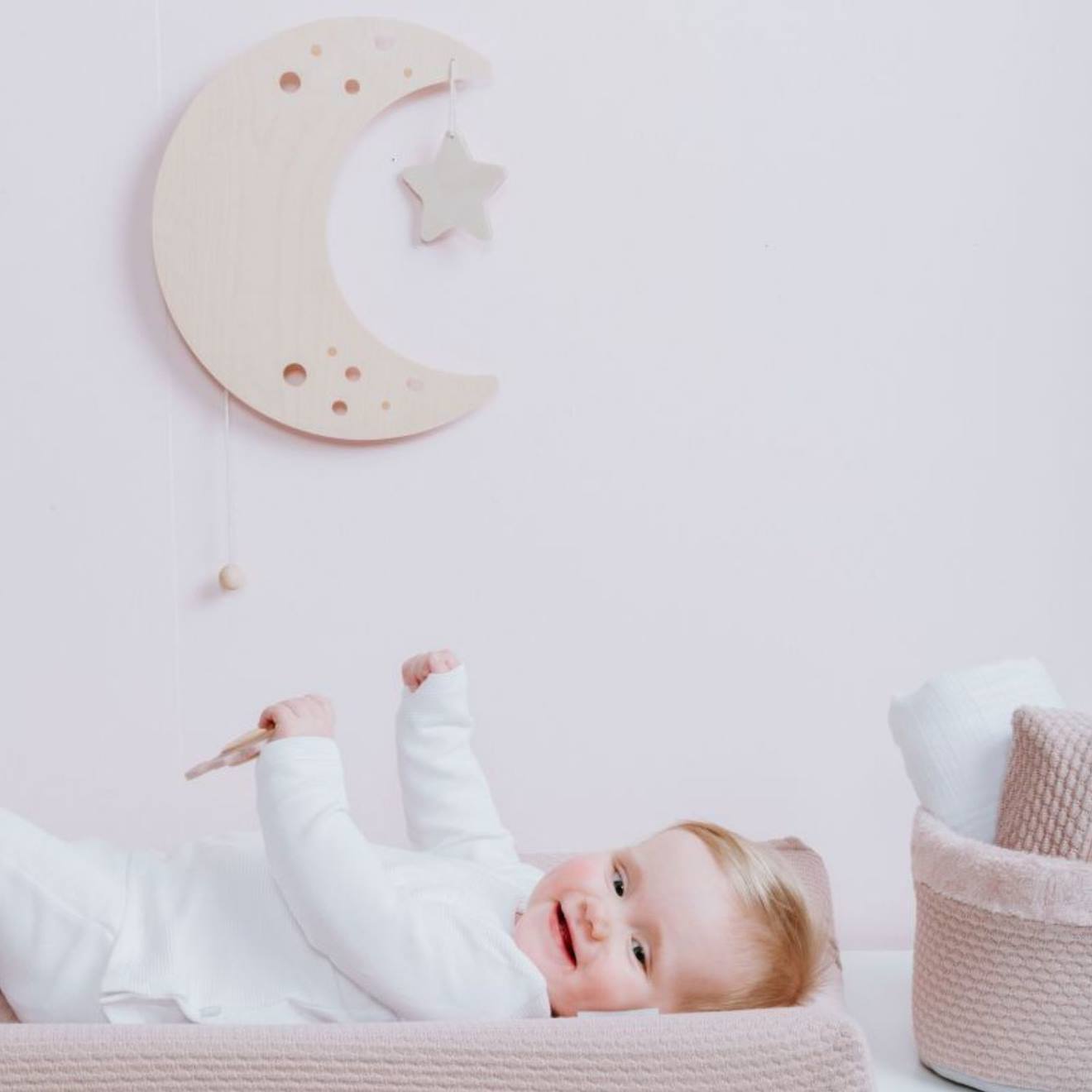 Applique Murale Lune Wonder Beige Lune (Baby's Only) - Image 1