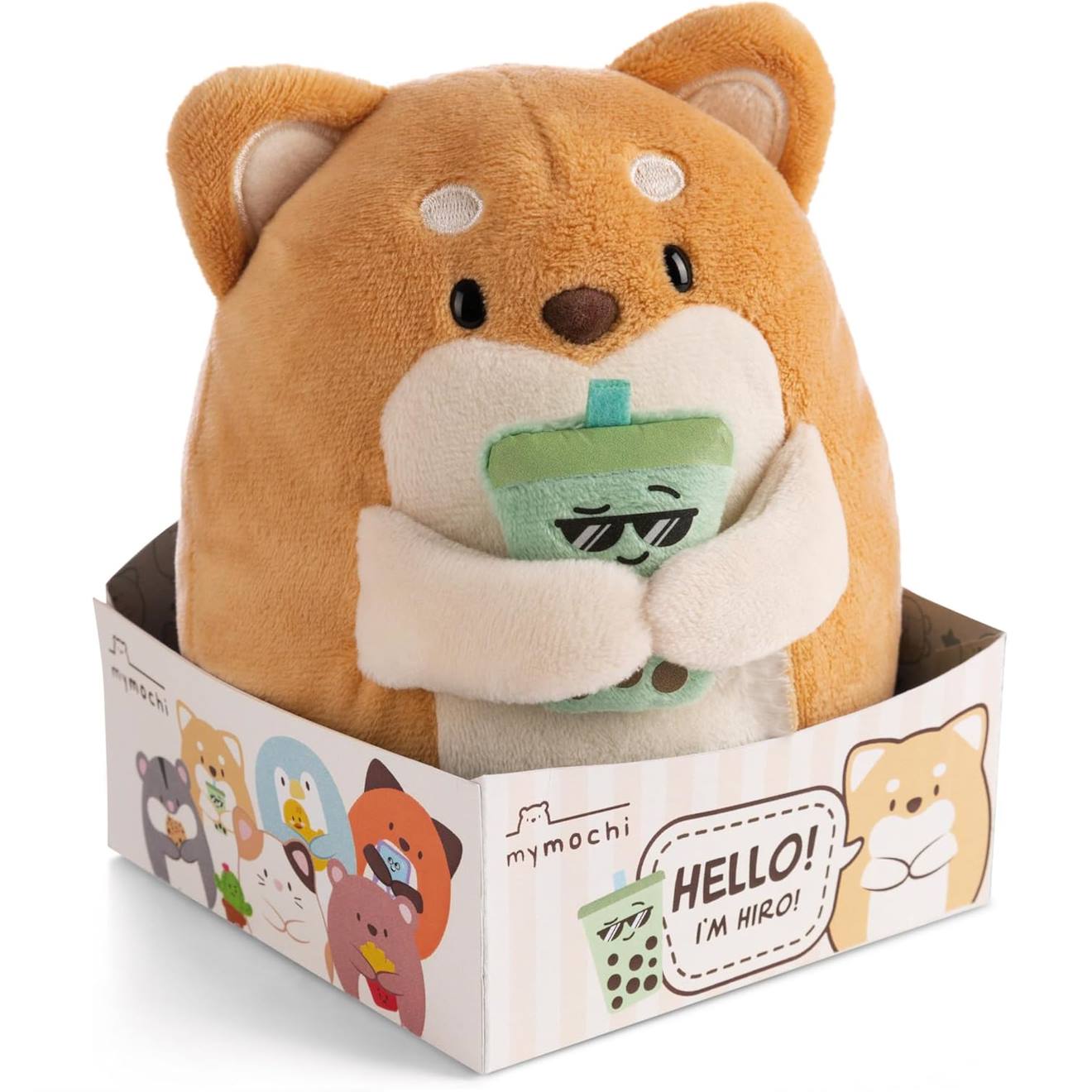 Peluche Chien Hiro 16 Cm Marron