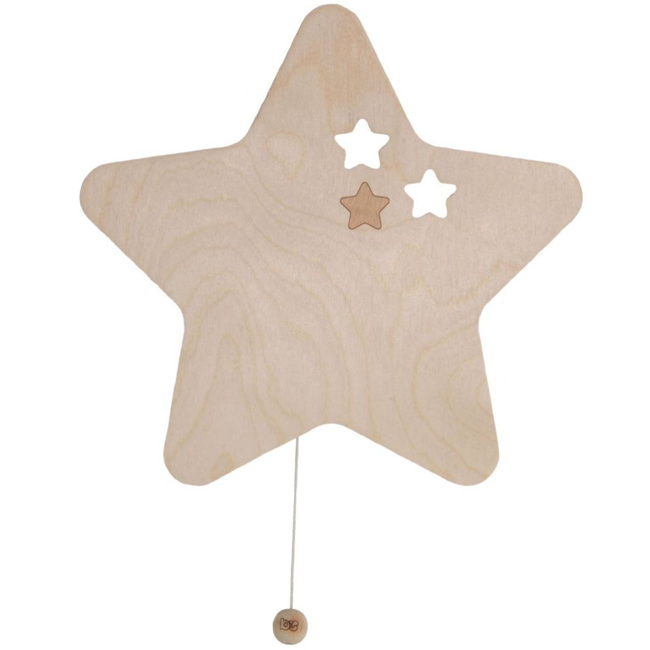 Applique Murale Étoile Beige