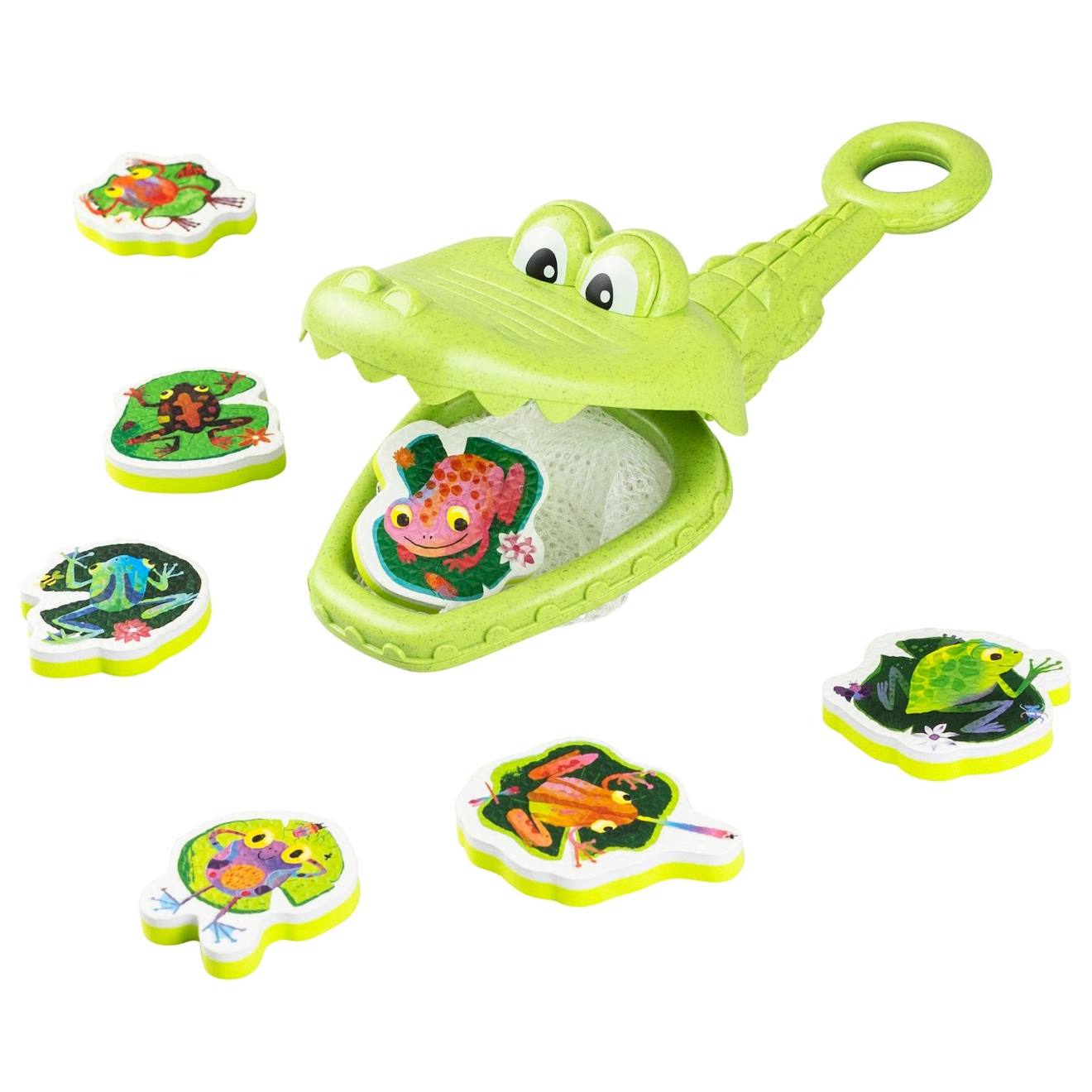 Jeu De Bain Crocodile Attrape-grenouille Multicolore