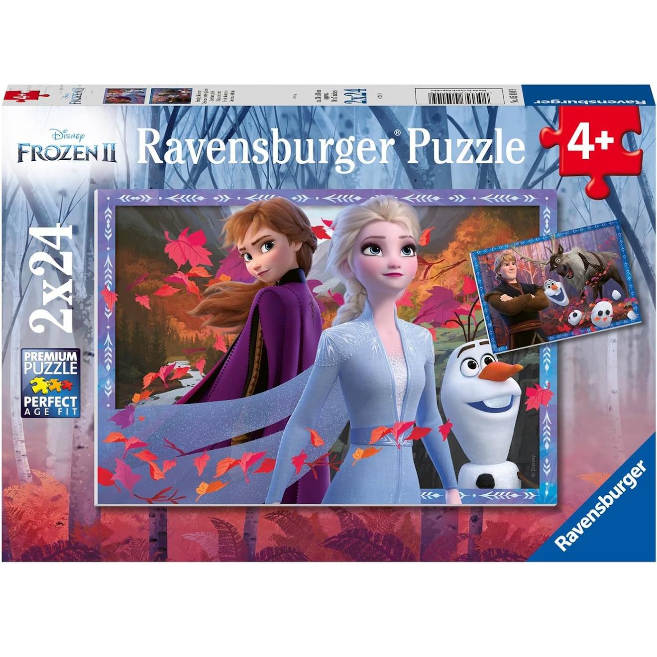 Puzzle Disney La Reine Des Neiges 2x24 Pcs Bleu