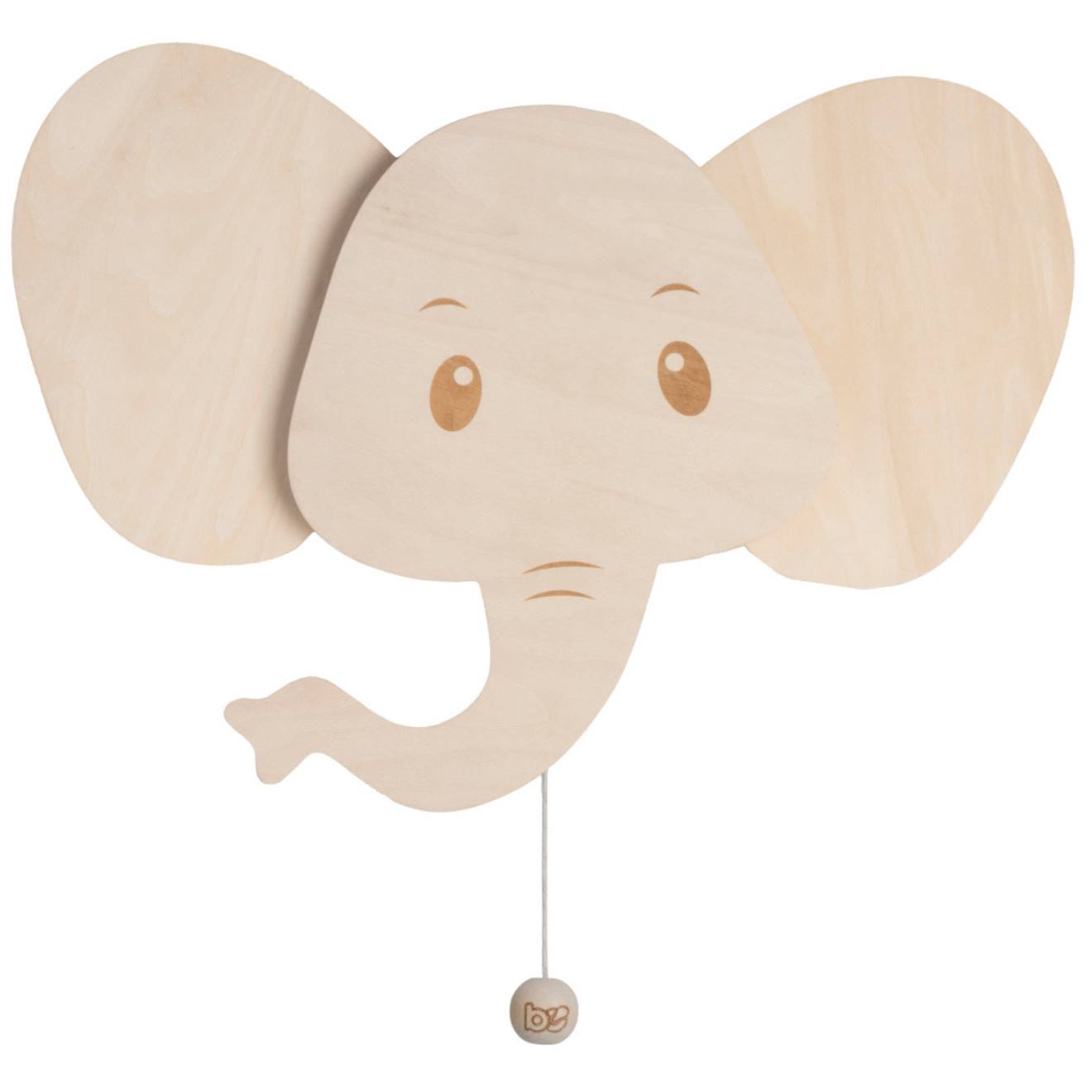 Applique Murale En Bois Wonder Eléphant Marron Applique Murale En Bois Wonder Eléphant Marron