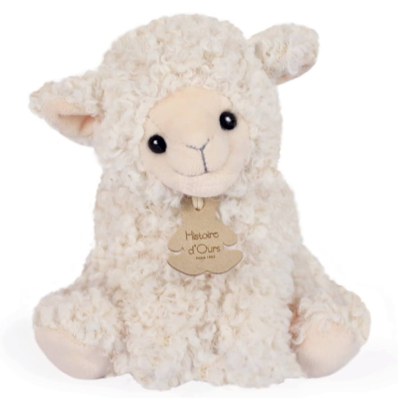 Peluche Agneau Beige 20 Cm Beige