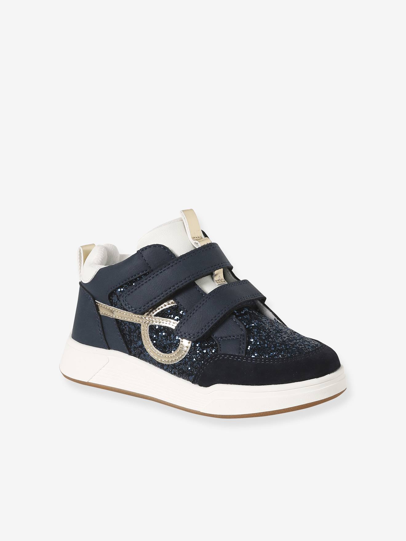 Baskets enfant fille synthtique scratchs marine 18 €