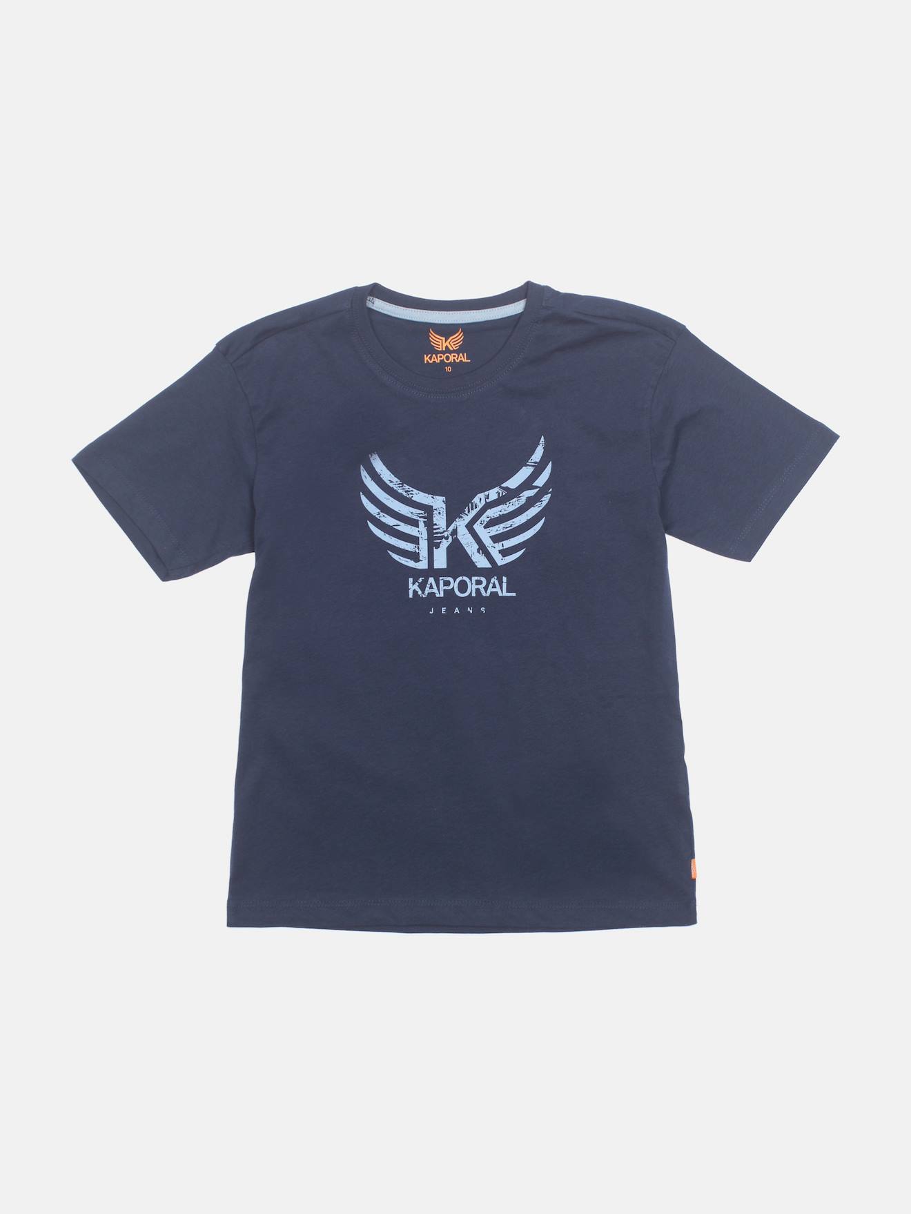 T-shirt Manches Courtes Bleu Foncé