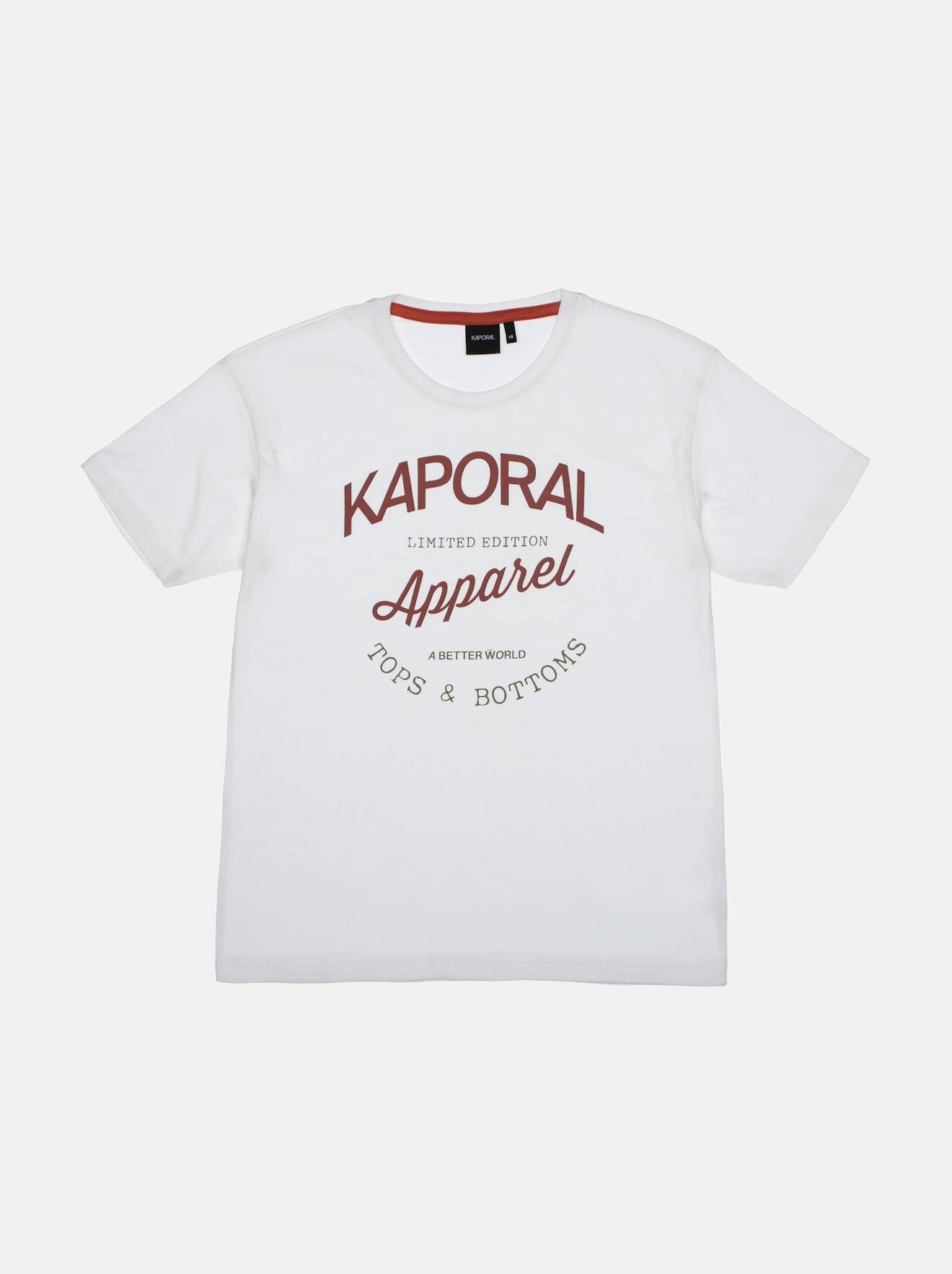 T-shirt Manches Courtes Blanc Cassé