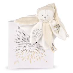 Jouet-Premier âge-Doudou plat pétales ours 25 cm