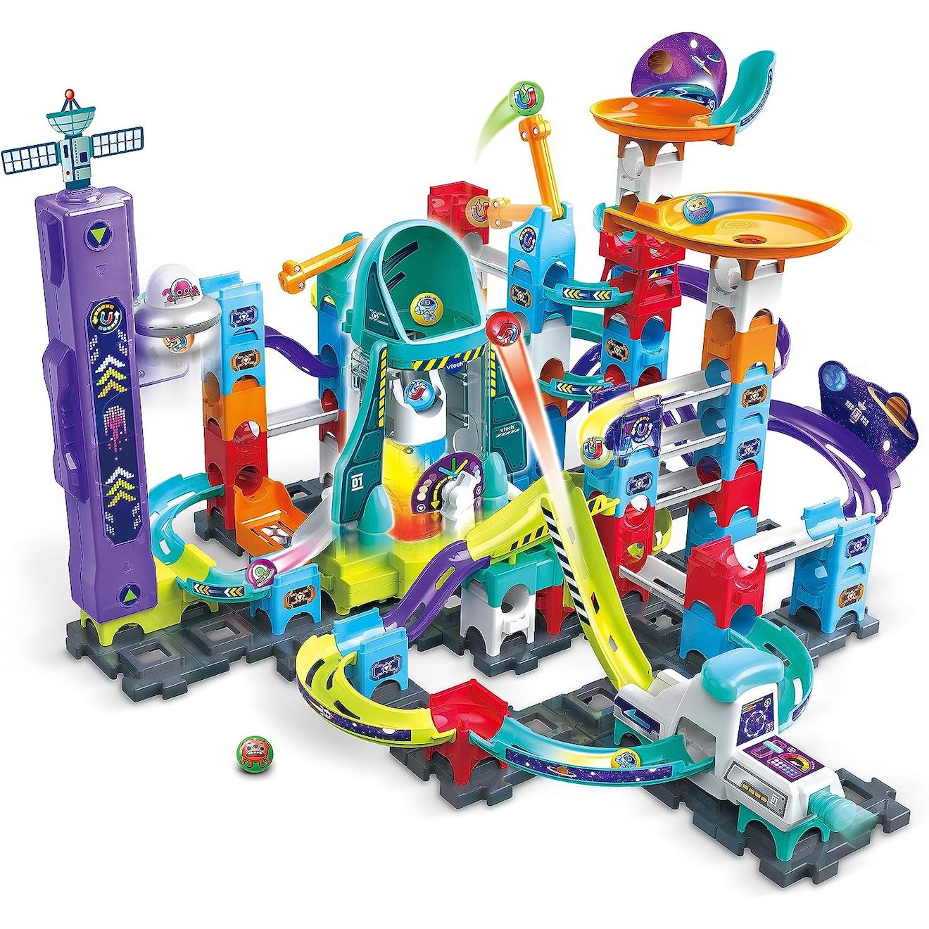 Marble Rush Circuit À Billes Space Magnetic Set Xl300 E Multicolore