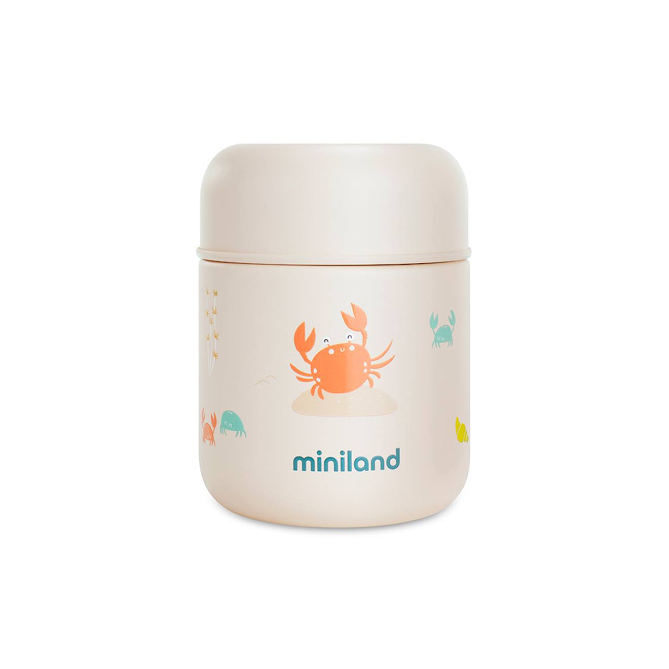 Mini Thermos Crabsy Pour Les Repas Blanc