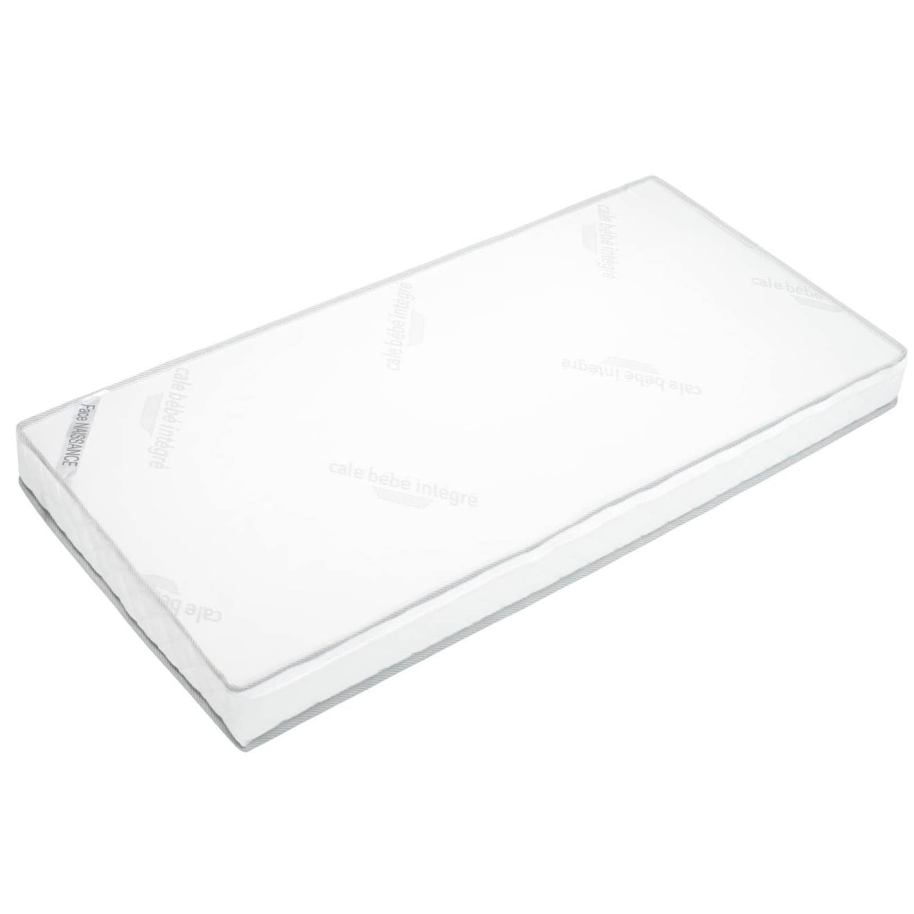 Matelas Bébé Avec Cale Bébé Amovible Made In France Blanc / Écru