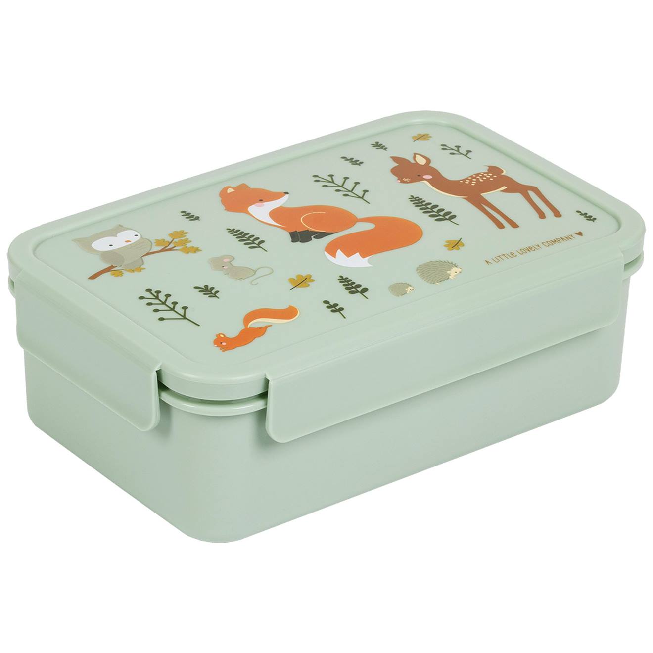 Lunch Box Vert D'eau, Orange, Marron
