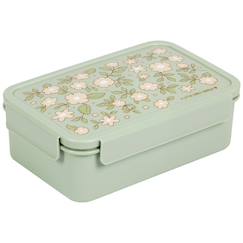 Puériculture-Repas-Lunch box fleurs sage