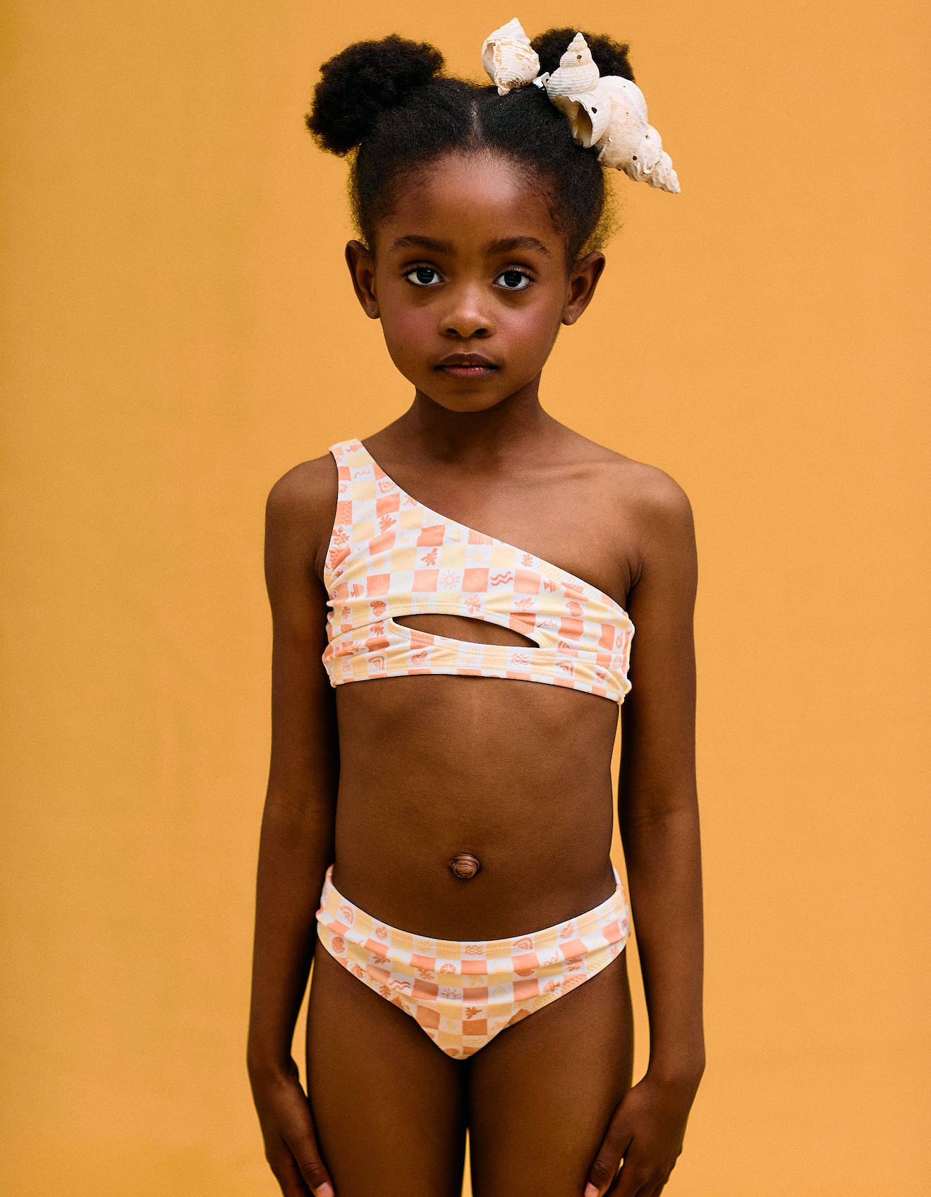 Maillot De Bain À Motif Orange