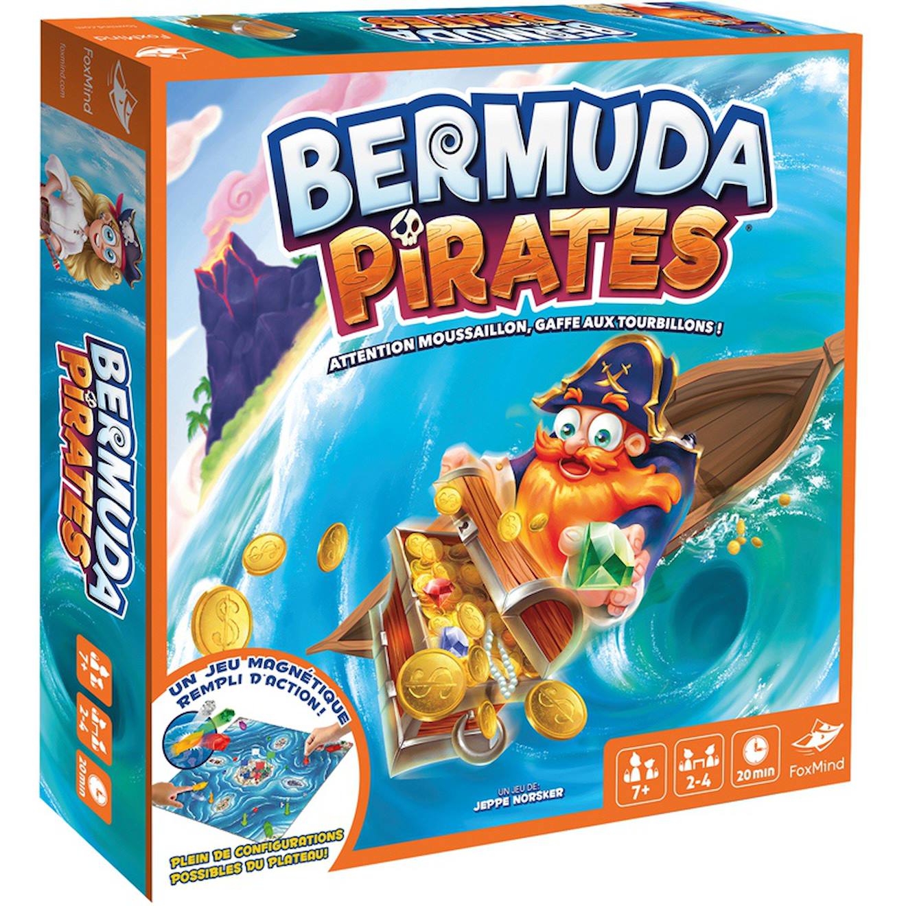 Jeu De Société Pour Jouer En Famille - Bermuda Pirates Multicolore