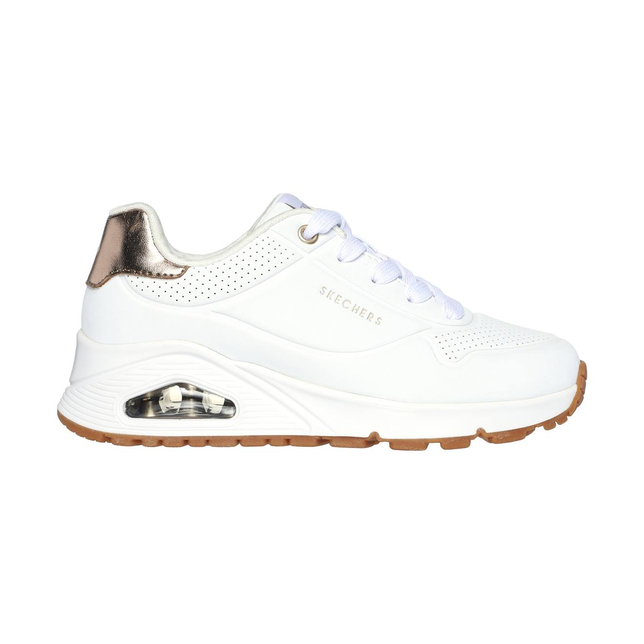 Baskets Basses À Lacets Blanc