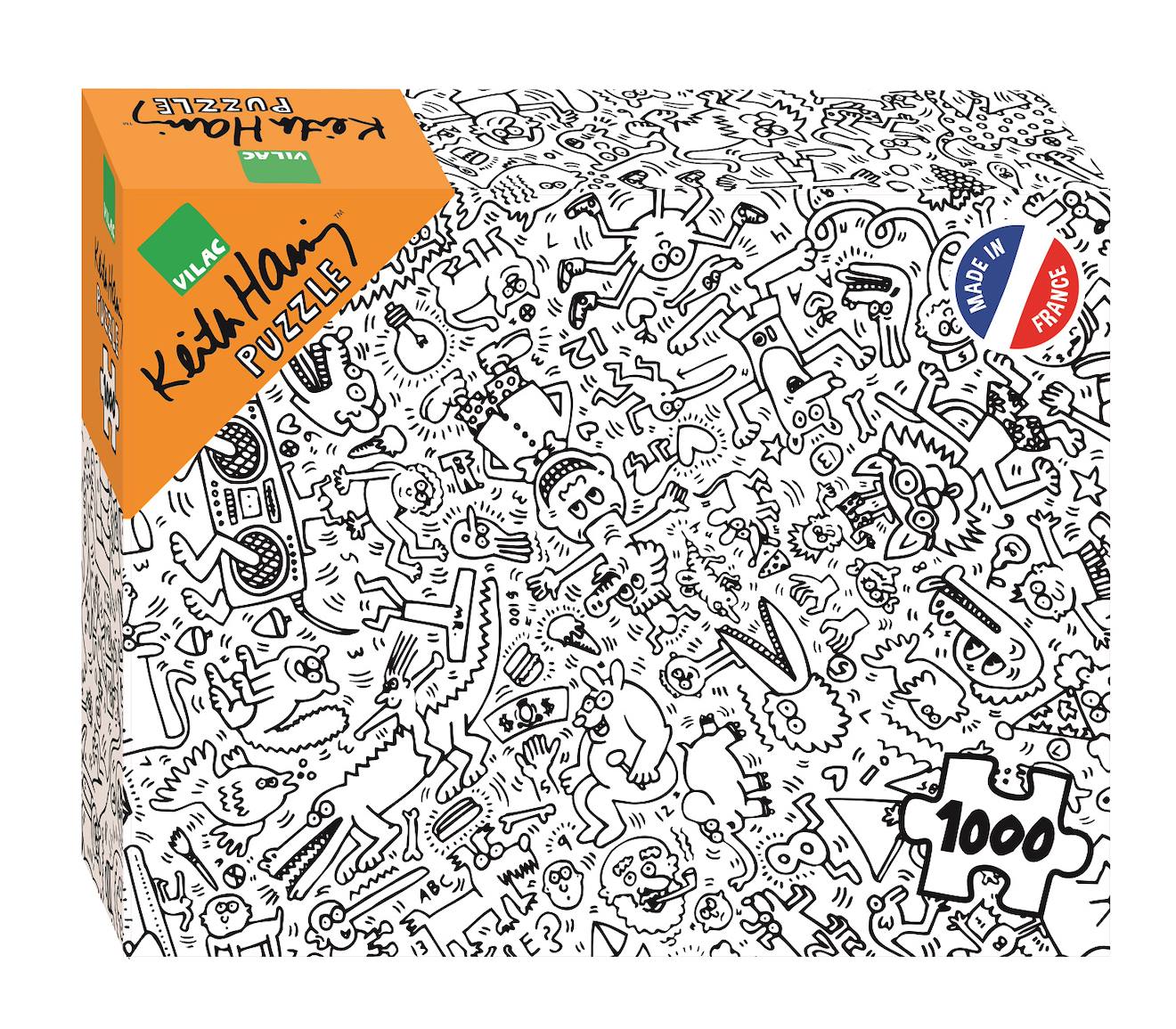 Puzzle Keith Haring 1000 Pièces Blanc