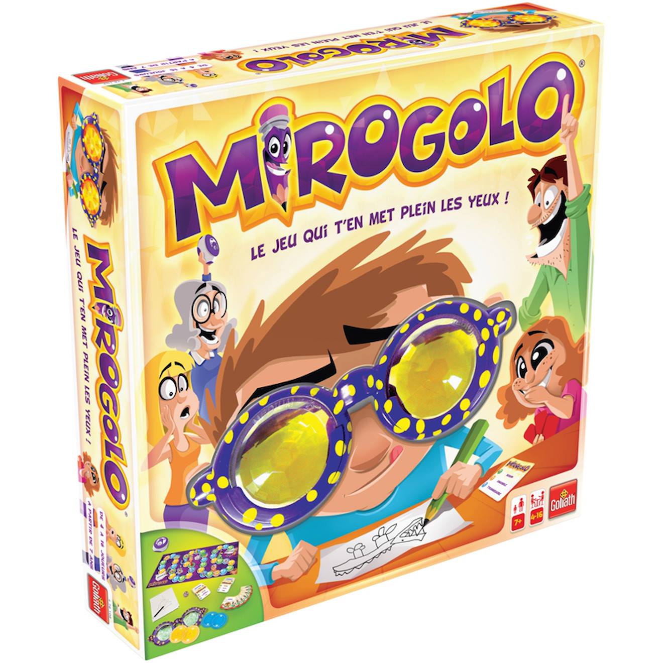 Jeu De Société - Le Jeu Amusant Qui T'en Met Plein Les Yeux - Mirogolo Multicolore