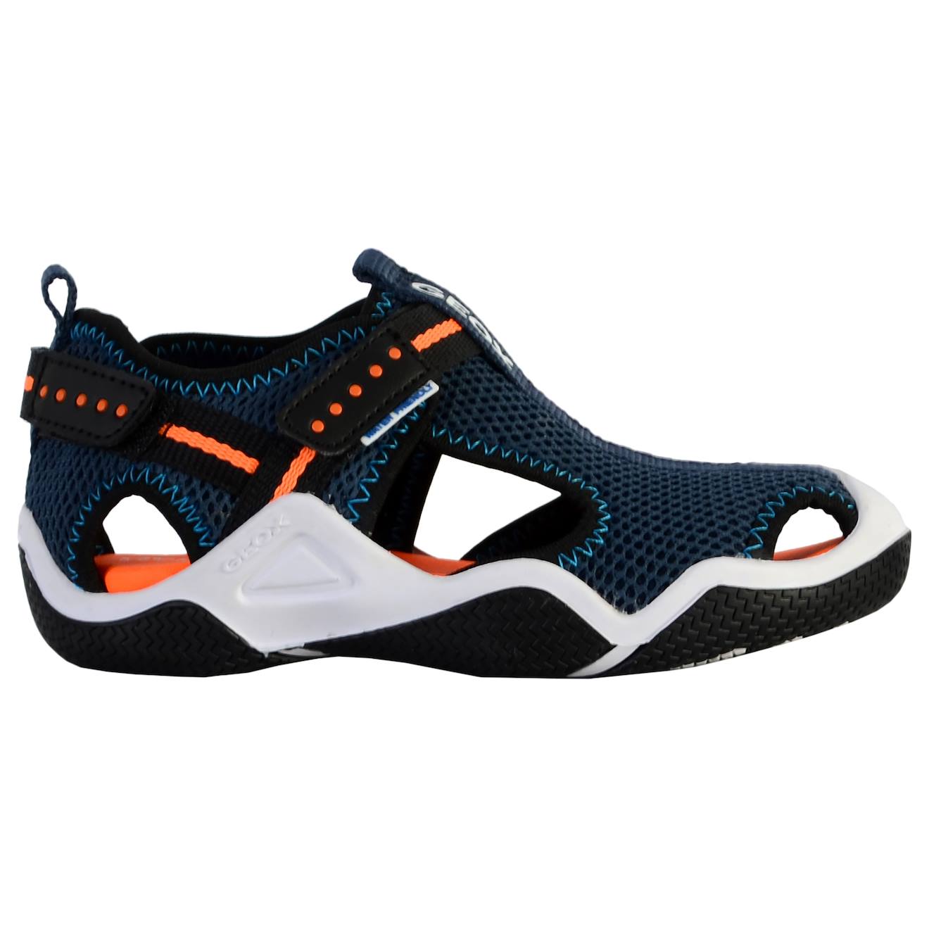 Baskets À Scratch Marine Orange