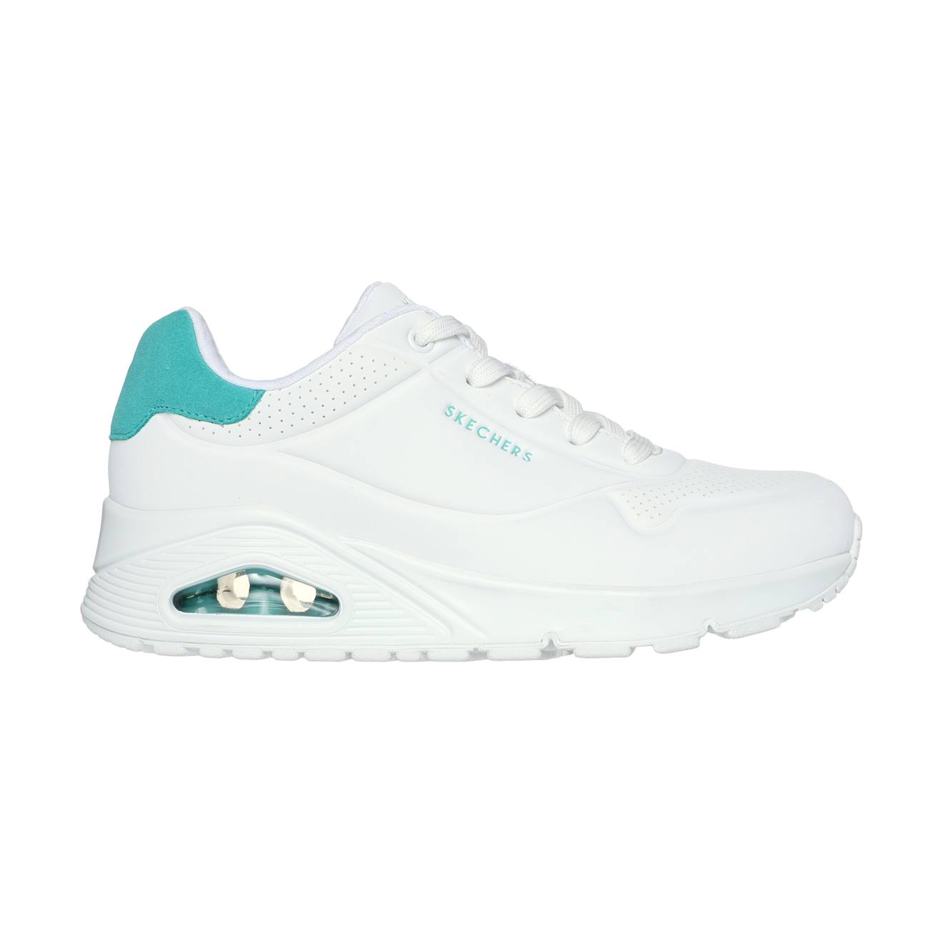 Baskets Basses À Lacets Blanc Mint