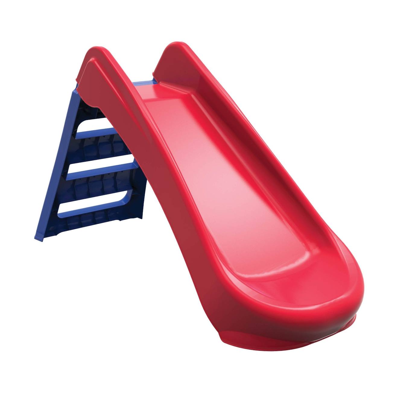 Toboggan Pliable 1er Âge Plastique Rouge - Bleu
