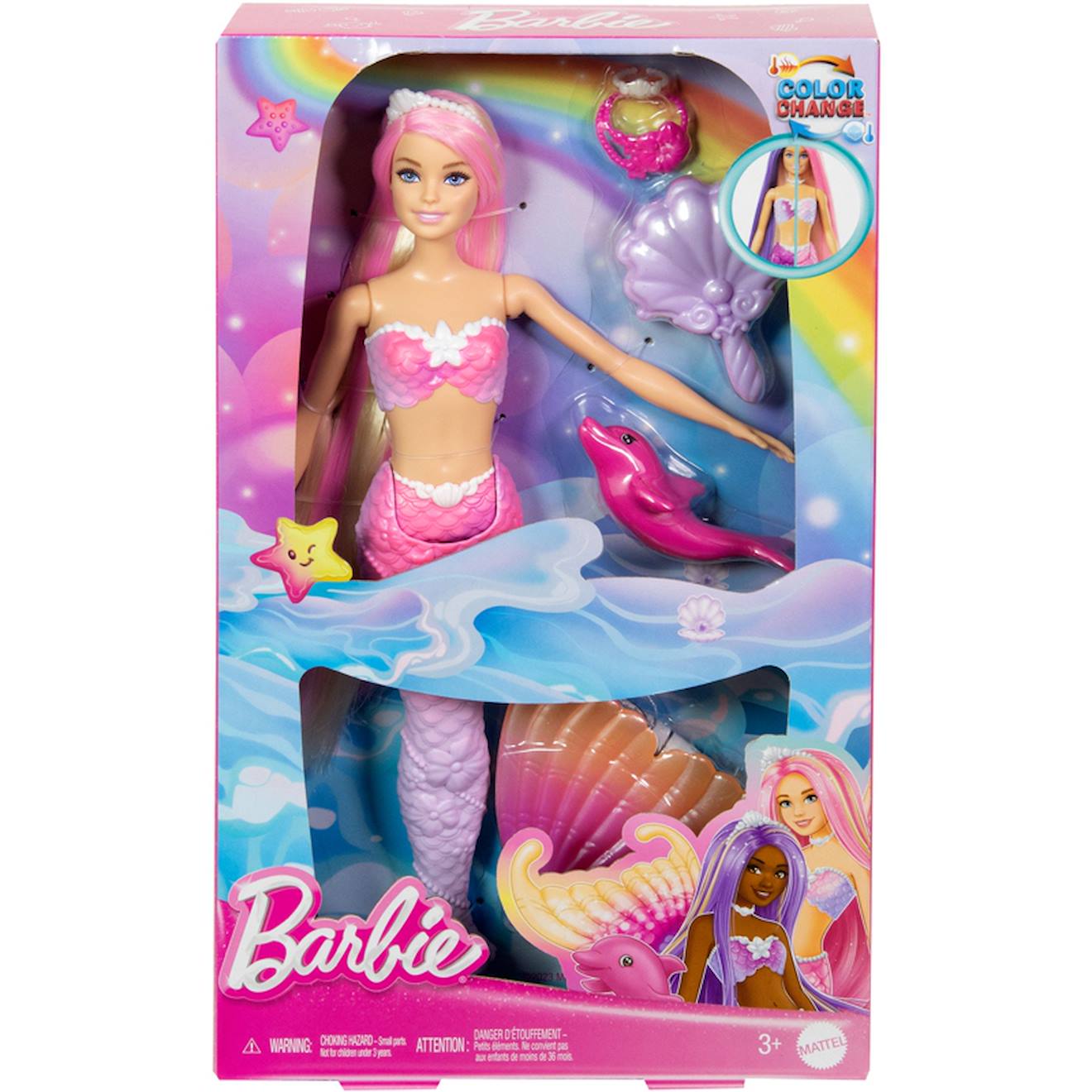 Poupée Sirène Malibu Barbie Multicolore