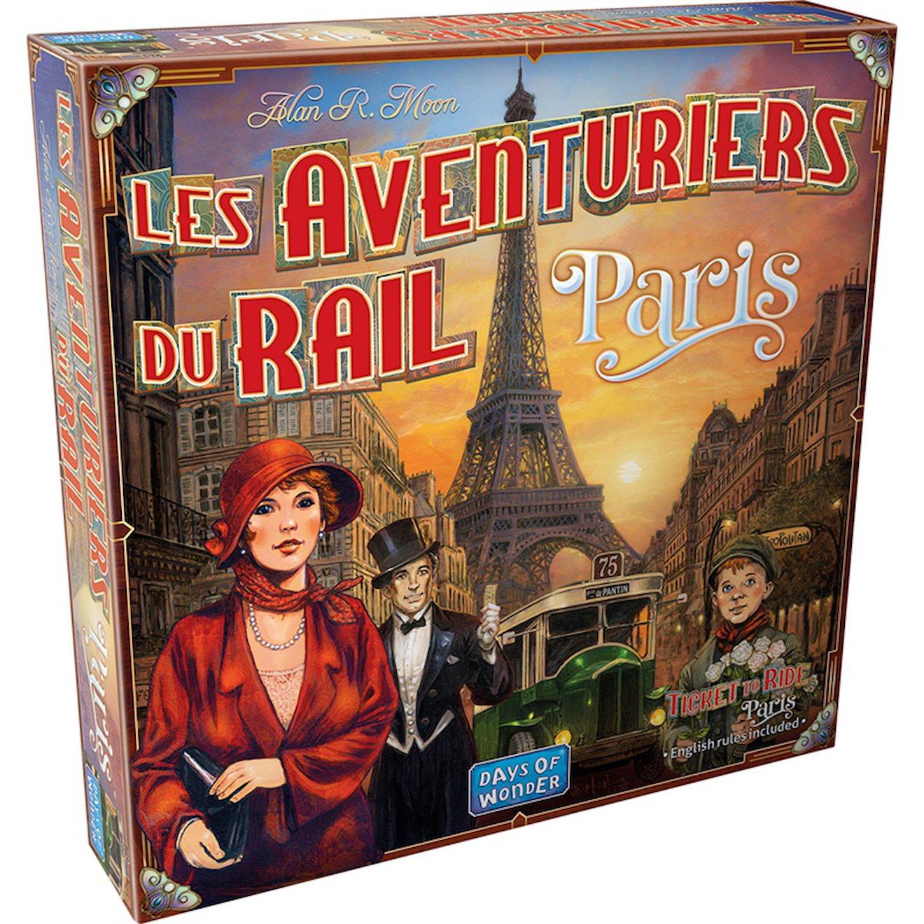 Les Aventuriers Du Rail Paris - Jeu De Société Stratégie Dès 8 Ans Multicolore